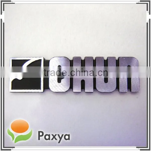 Custom aluminum metal nameplate for security monitor