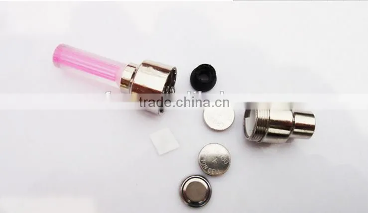 new Fashion Bieycle Wheel Safety LED Light for Tire Valve Caps