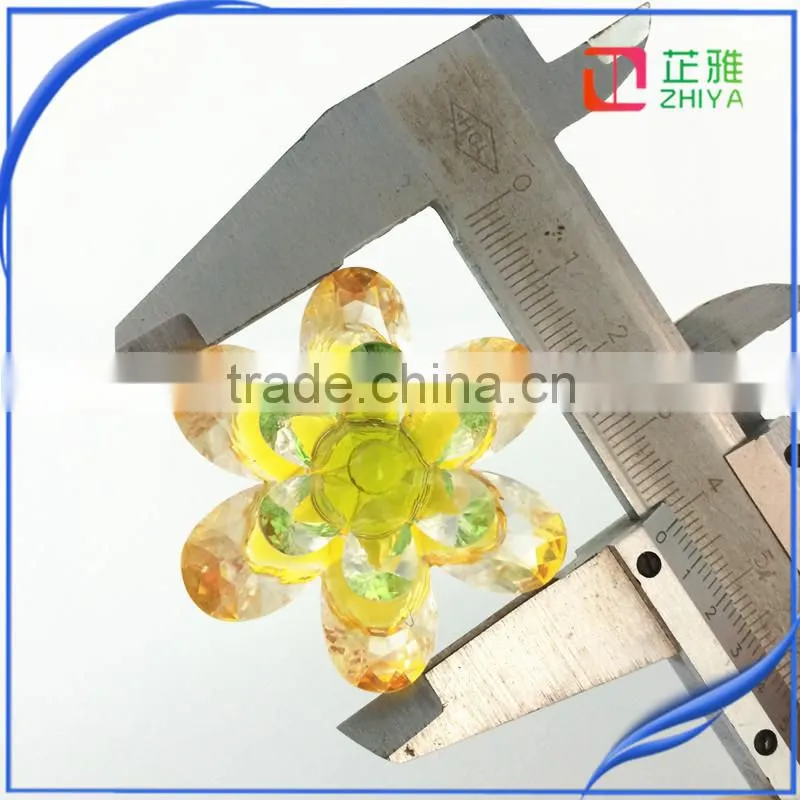 2015NEW flat back resin motif light crystal for led motif light
