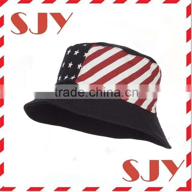 Custom bucket caps and hats for countries flag