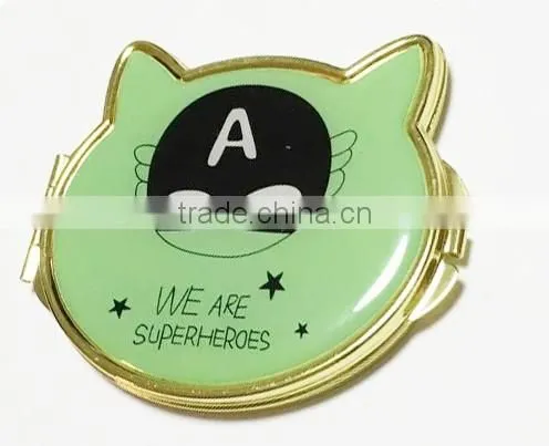 Square Fashion And Cheap Pocket Mirror For Promotional compact Mirror