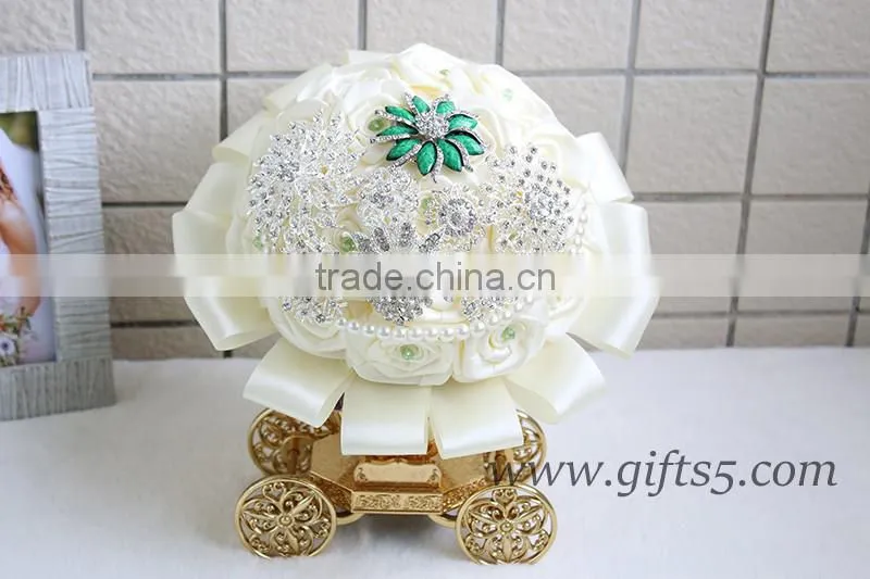 2016 latest handmade silk flower wedding bouquets