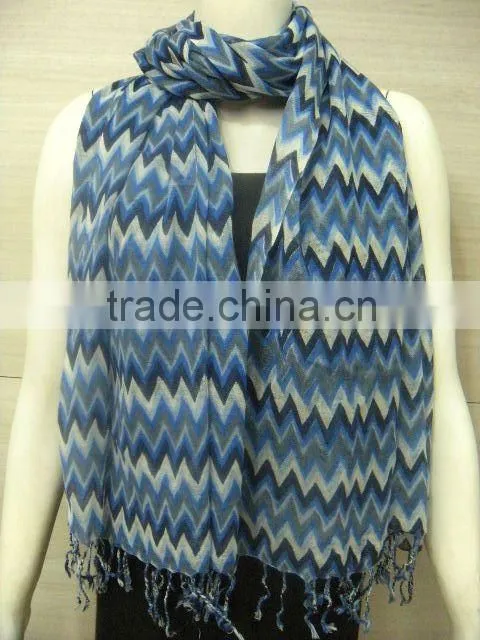 New High Fashion Zig-Zag wool shawls/scarves