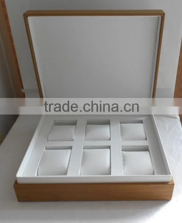 Newly design leather watch display box(CL-81)