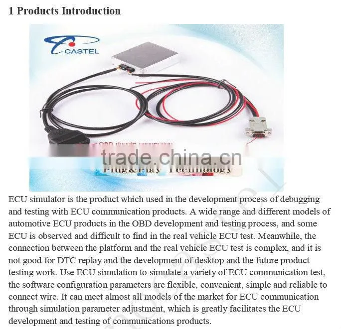 ECU Simulator for OBD GPS Tracker
