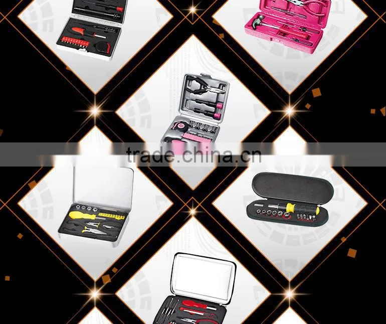 106pcs Complete Household Hand Tool Box Set Combination Wrench, Pliers