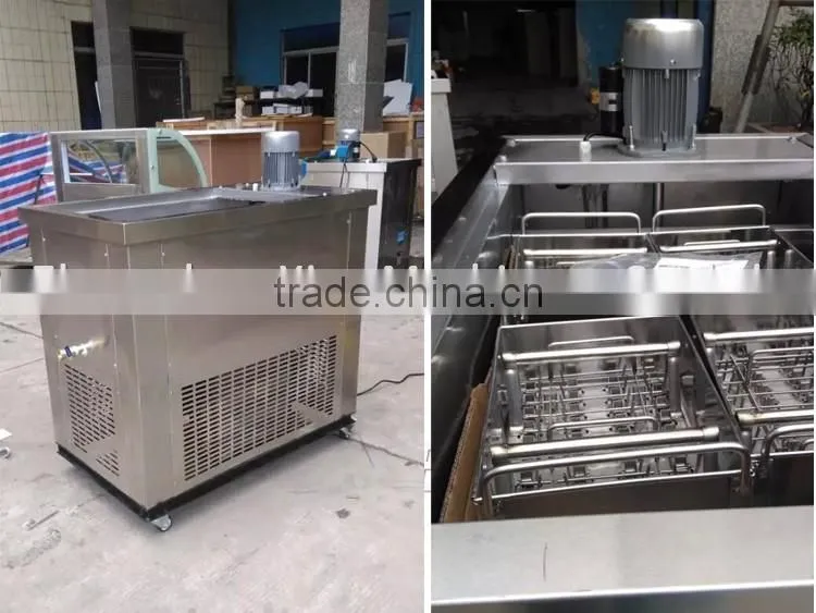 Double moulds ice-cream popsicle machine for popsicle / commercial popsicle machine