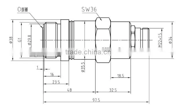 Endurance strength diaphragm earth pressure transmitter