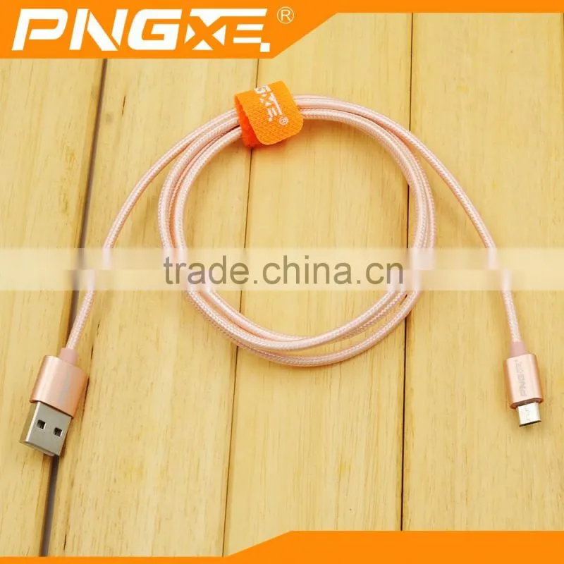 Wholesale colorful braided fast charging android usb cable for iphone charging cable
