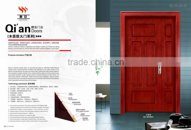 new wooden door fitting