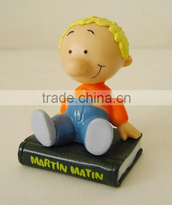 lovely cute plastic DIY dolls,plastic cartoon figures,OEM plastic action figures