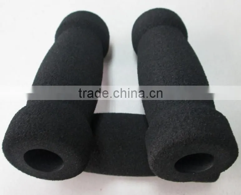 Vulcanized Wheelbarrow Handle Grips / Industrial Product Molded Hand Grips / Silicone Rubber Hand Grip