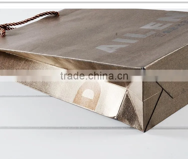 High quality kraft paper shopping bag customized handbag decorative cheap paper bags