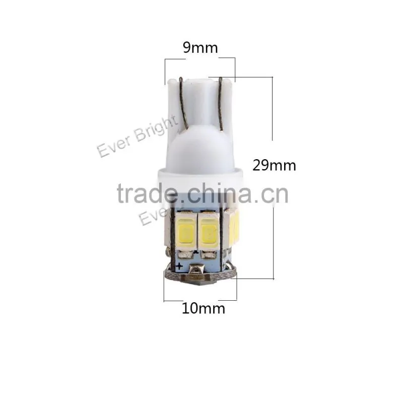 Cool white color ever bright 220LM led lights for cars w5w t10 car led bulb 5630 smd led specifications