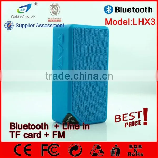X3 hot selling wireless handsfree calling cheap price promotion gift speaker with battery removeable