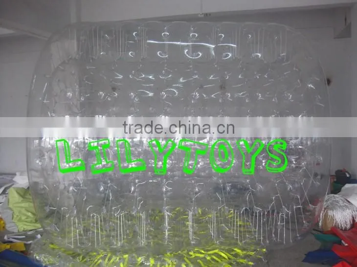 Inflatable water roller ball for swimming pool, floating water pool ball for kids