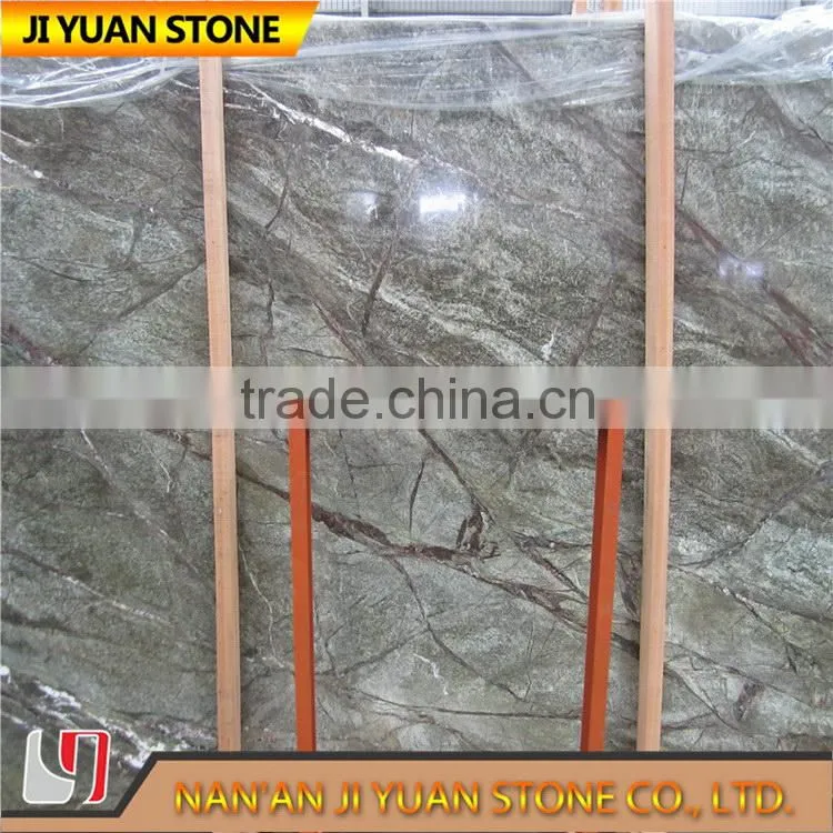 Top level latest light green marble tile mosaic
