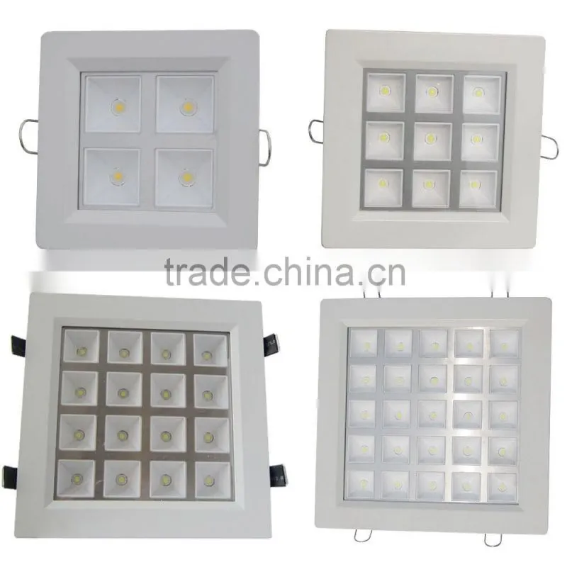 4w 9w 16w 25w square led panel light