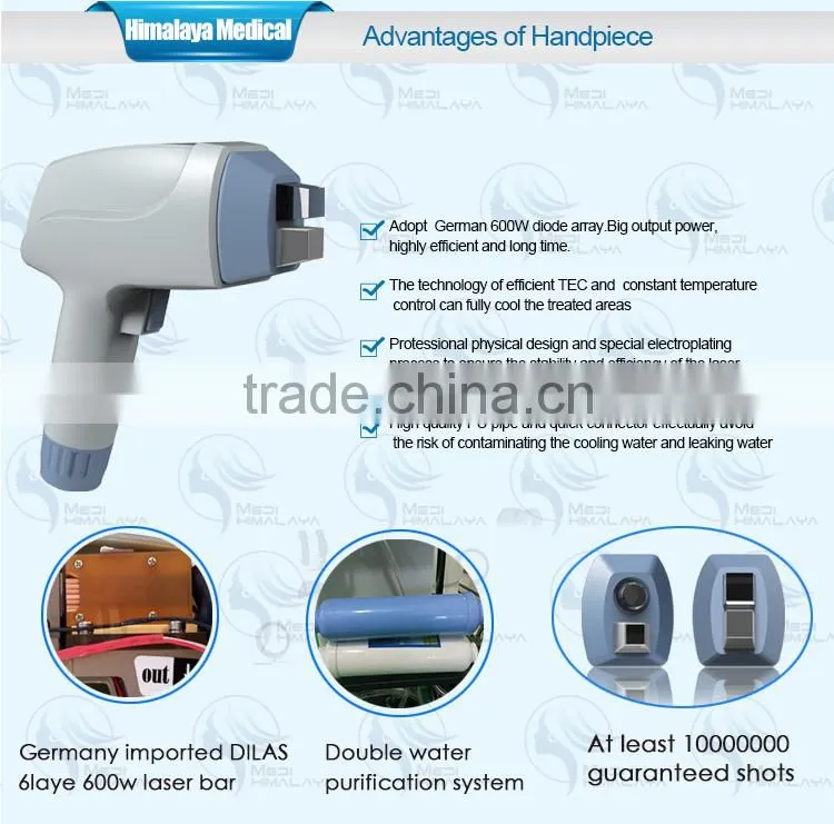 salon equipment 808nm diode laser hair removal