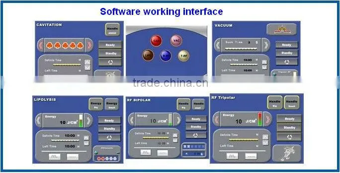 Professional and hot sale cavitation rf vacuum machine