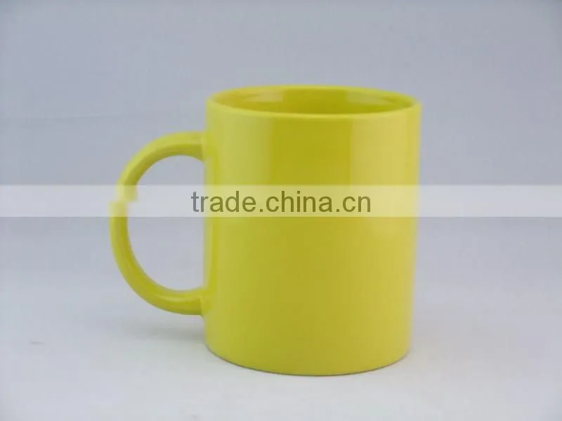 hot selling promotion advertising logo print custom white slim high ceramic cup mugs