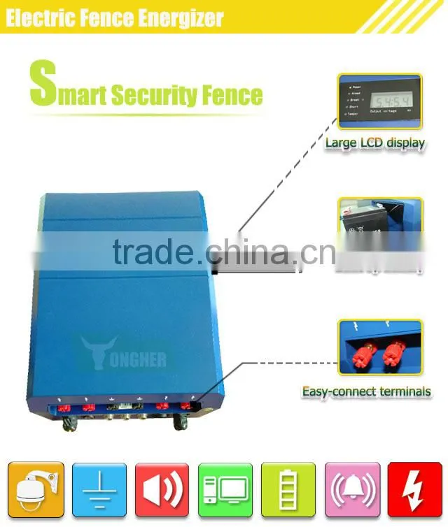 5KV security fence energizer alarm system