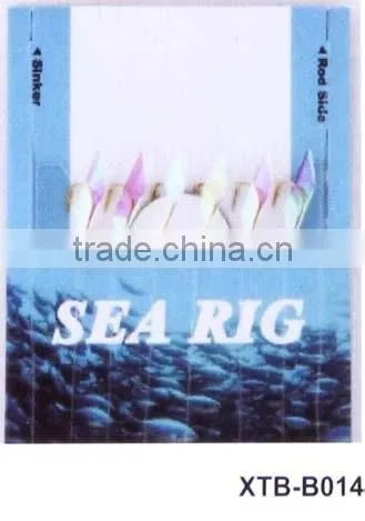 plastic trangle metal feel sea rig sea fishing lures