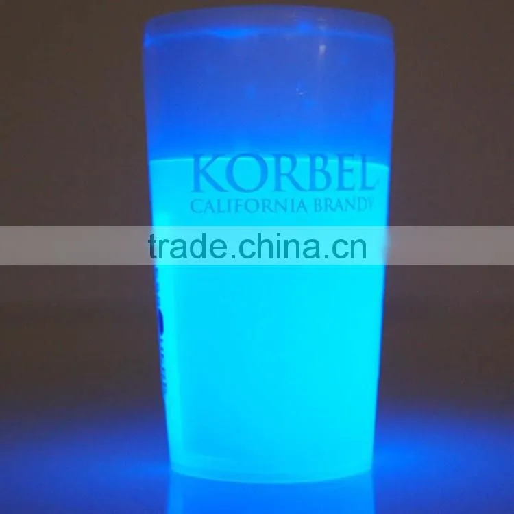 12oz Plastic PP Events Glow LOGO Printing Glow in the Dark Cup