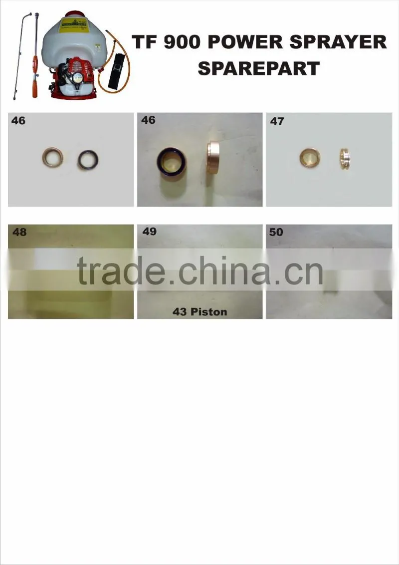 TU26, TF900 SPRAYER ENGINE SPARE PARTS