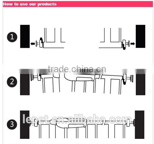 Custom logo wholesale baby safety gate baby safety door gate pet gate pet safety door