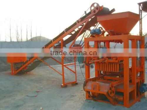 Yemen small scale industries machine line QT4-24 Block making machine