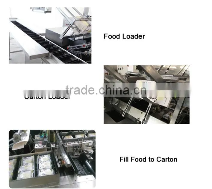 HKZ-200B Food industry Automatic Box carton Packing making machine with mass production