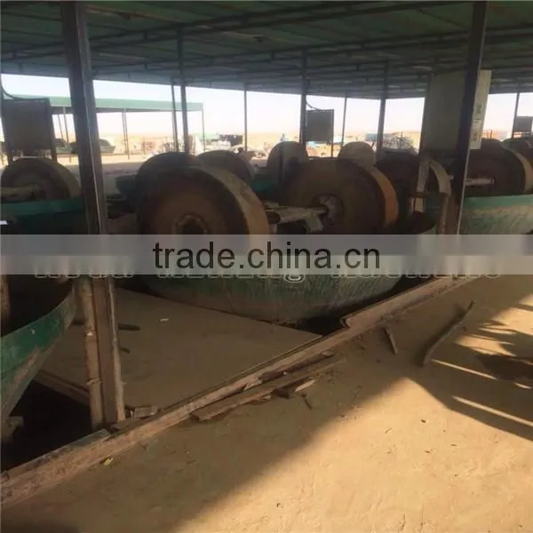 High Quality Wet Pan Mill, Grinding Gold Machine Export to Sudan