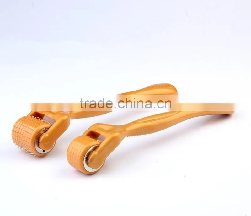 Hot sale Eye derma roller 120 needle gold Titanium Dr. roller for Personal Skin Care