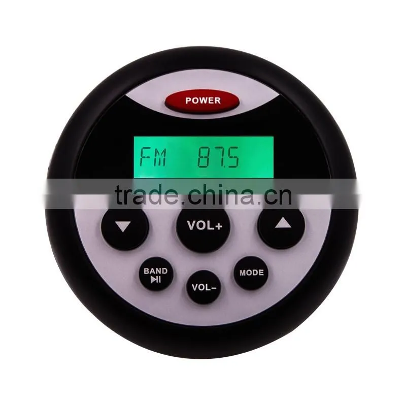 Easy and simple to handle marine media center waterproof radio for utv