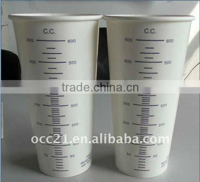 600cc paper paint mixing cup