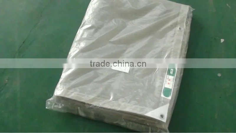 white color 100% Polyester Fire resistant PVC Building Protection Mesh Sheet Manufacturer