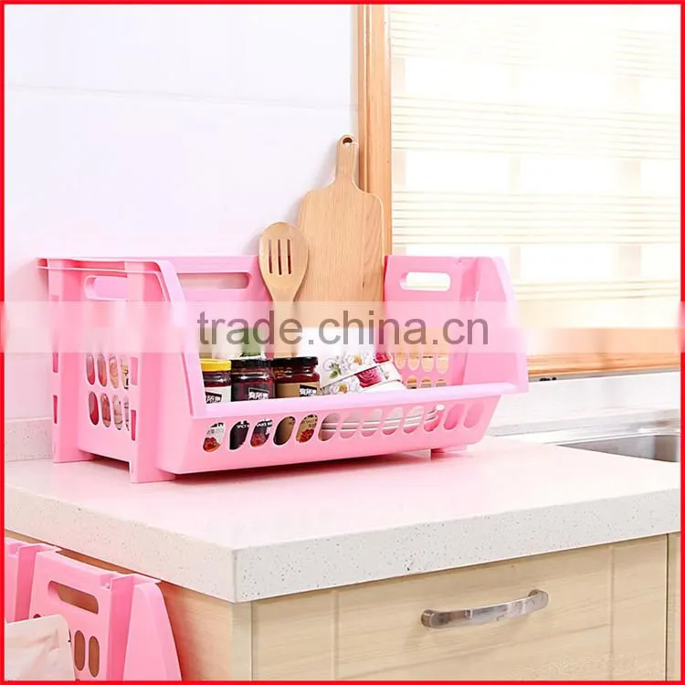 Plastic Single Stacking Stackers Storage Baskets Veg Rack Vegetable