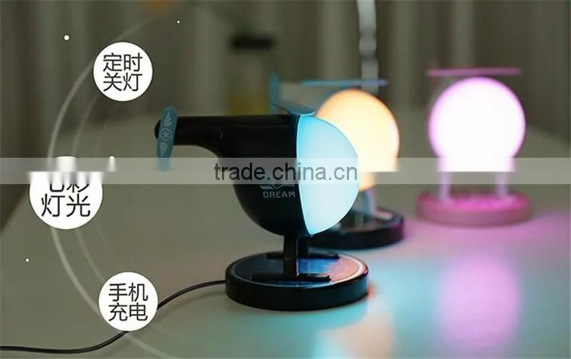 Night light aircraft Creative lamp for children to sleep The bedside night light helicopter LED charging Nightlight