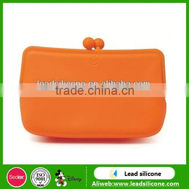 Fashione Women candy color silicone coin purse
