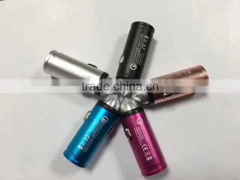 Double USB ports Wholesale Quick Charging Universal Car Charger