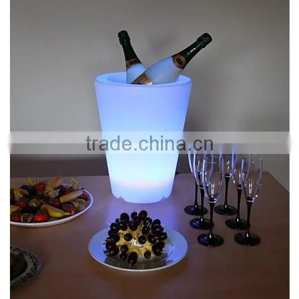 FO-9523 Led Light Flower Pot, Lighted Outdoor Flower Pots, Bulk Flower Pots