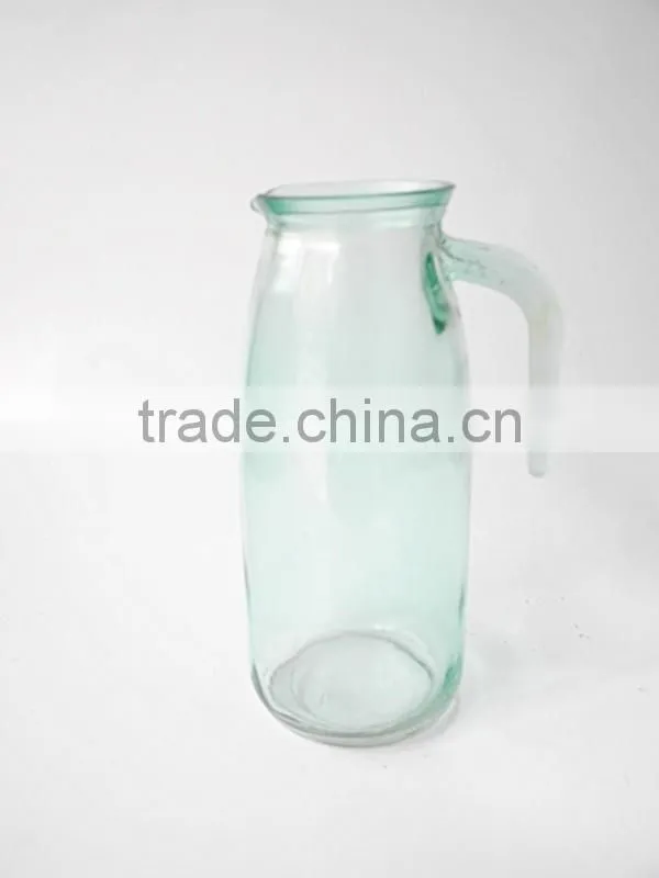 stained spouted handling table use glass water bottle glass pitcher