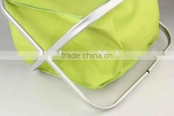 Foldable storage basket With Aluminum Tube LAUNDRY BASKET