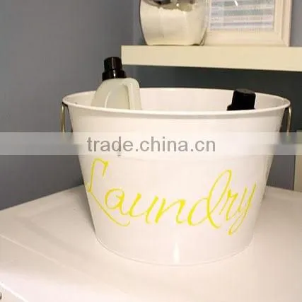 canisters wholesale washing products tin cans handle tin box