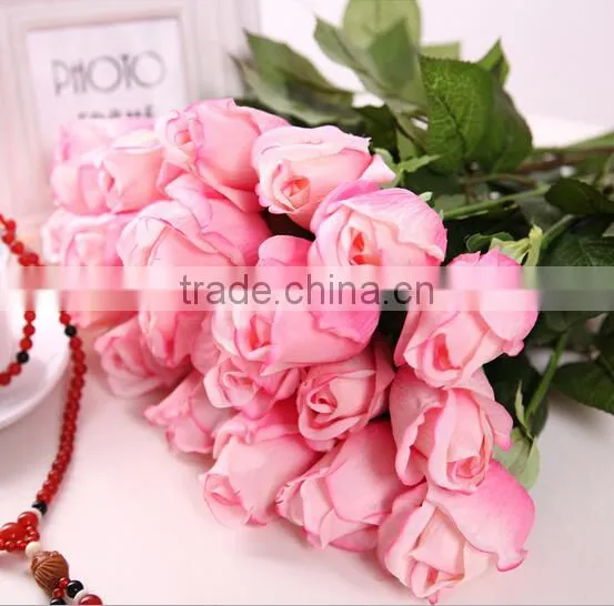 45cm Artificial Satin Rose Flower