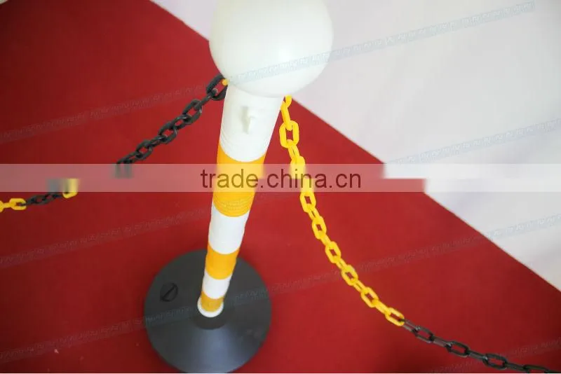 Workplace plastic stanchions/Light Plastic Stanchion & Chain barrier