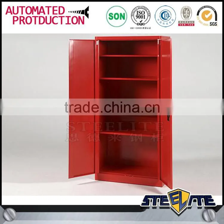 2 Door Steel Clothes Storage Locker Cabinet Metal Closet Wardrobe