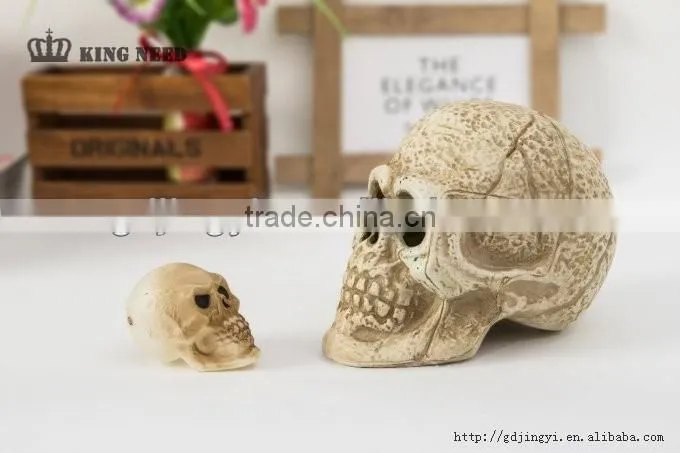 new promotional LED lighted color changing plastic with skull Halloween decorations