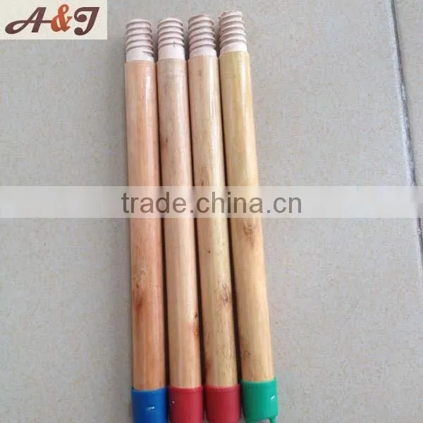1 time varnished wooden broom handle with American thread and color cap